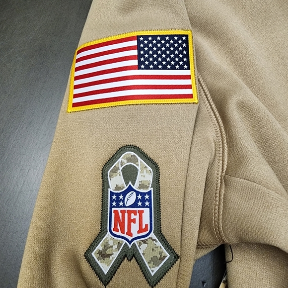 Chicago Bears Nike Salute to Service Therma Pullover Hoodie Women's Sz Large - Picture 3 of 8